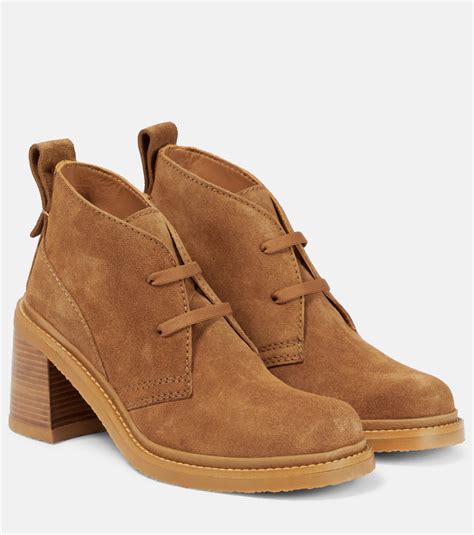 see by chloe suede ankle boots|see by chloe studded boots.